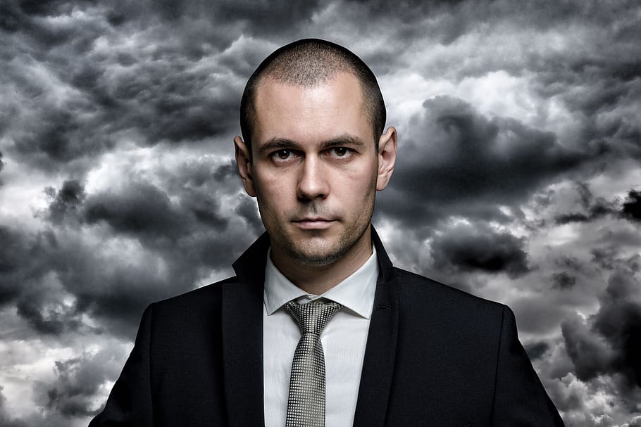 portrait, suit, tie, shirt, business, man, cloud - sky, front view, well-dressed, one person
