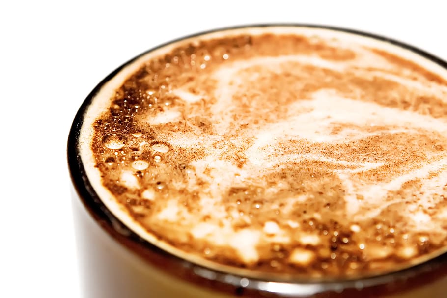 coffee, cream, cup, delicious, detail, drink, espresso, foam, food, fresh