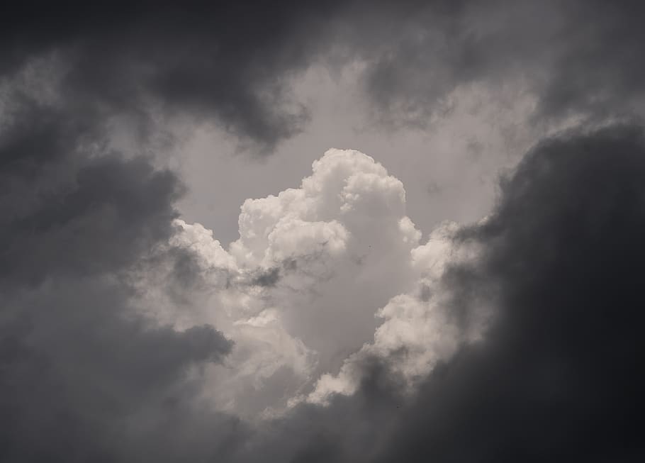 clouds, formation, weather, grey, cloudscape, storm, sky, australia, dull, background