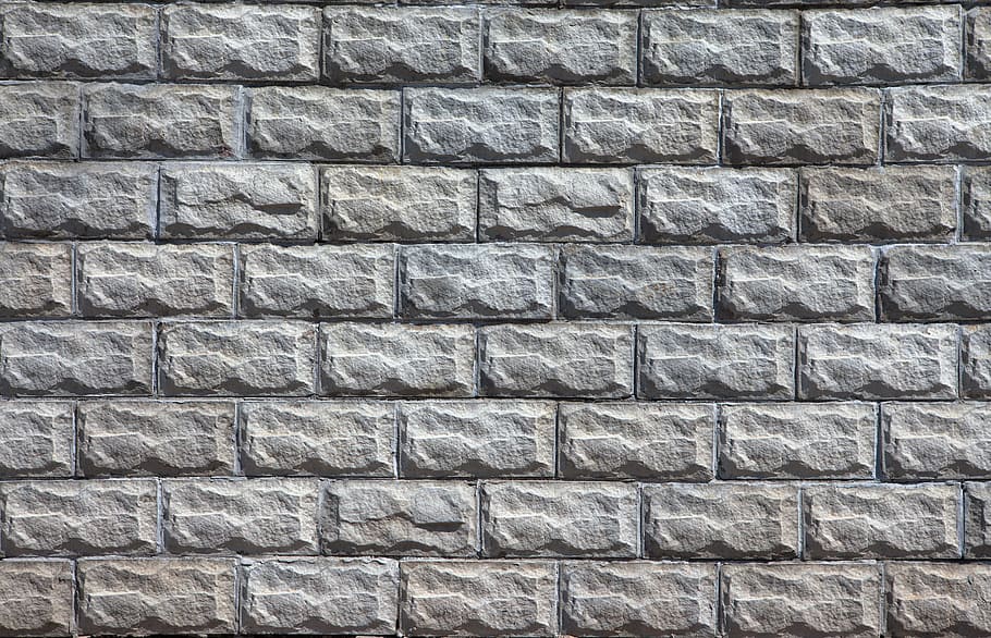 wall, gray, grey, brick, stone, block, nobody, outdoor, texture, backdrop