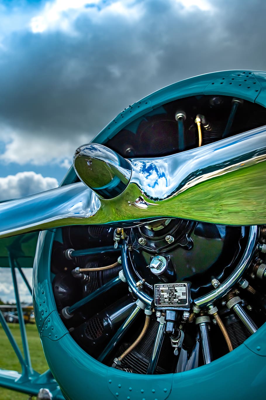 propeller, aircraft, engine, aviation, old, aeroplane, classic, vintage, mode of transportation, transportation
