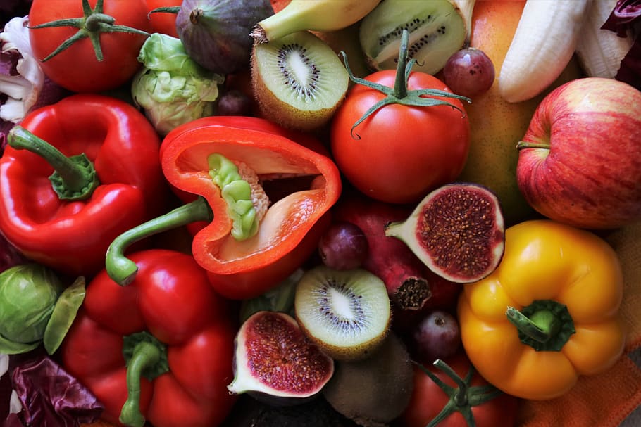 vitamin c, paprika, fit, red, food, vegan, bio, fresh, peppers, eat