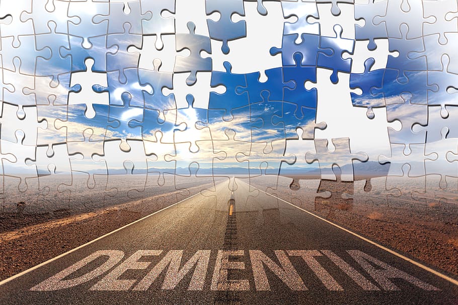dementia, alzheimer's, age, puzzle, pieces of the puzzle, share, constant, old, human, retirement home