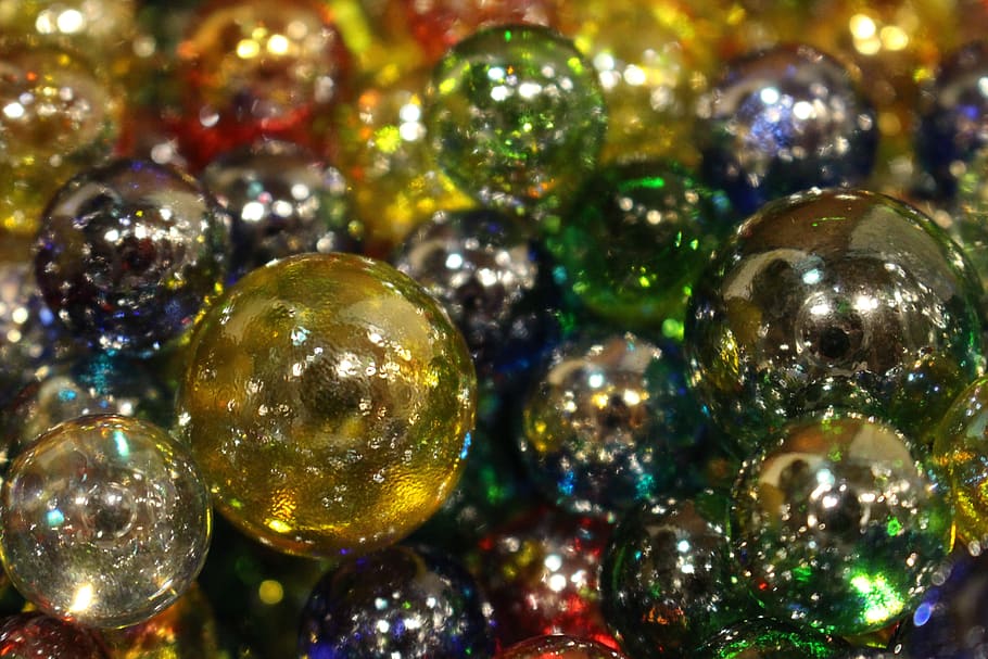 glass beads, toy, glitter, glass, marble, sphere, shiny, close-up, decoration, holiday