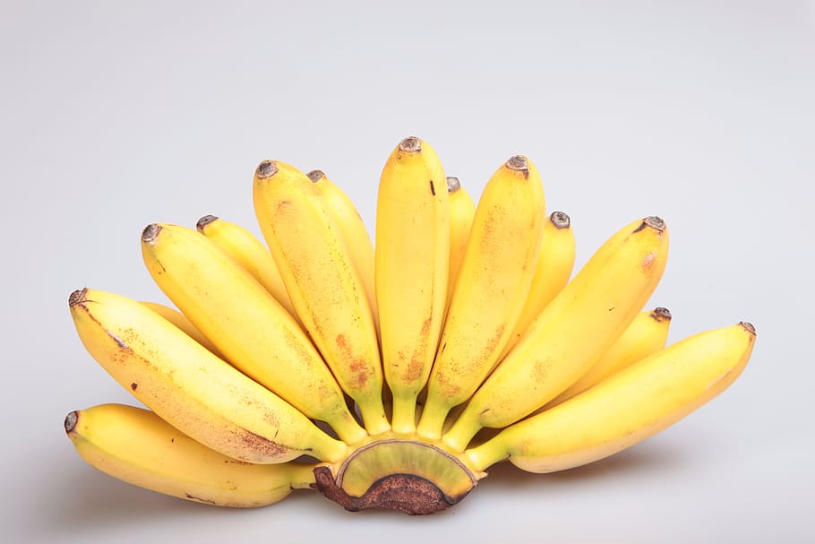 bananas, close, close-up, closeup, food, fresh, fruit, nutrient, snack, yellow