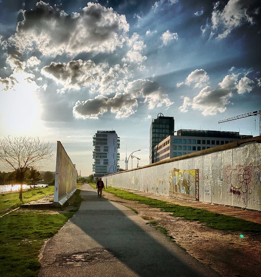 Berlin, tembok Berlin, galeri sisi timur, dinding, Jerman, coretan, Arsitektur, modal, kota, semprotan