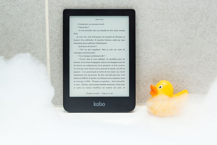 read, reading, bath, foam, duck, bubbles, soap bubbles, kobo, reading light, ebook