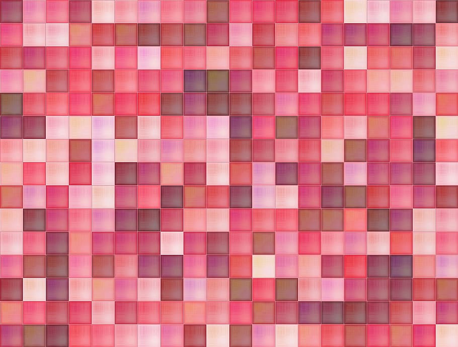 mosaic, design, box, wallpaper, texture, multi colored, backgrounds, pattern, pink color, shape