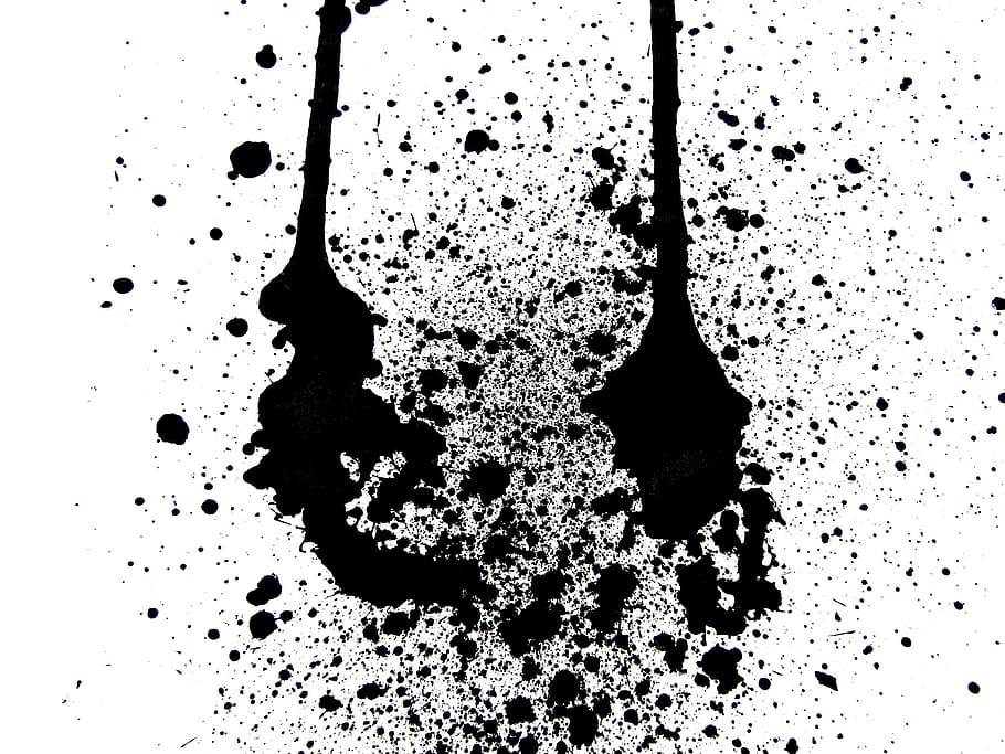 splatter, splattered, paint, vector, spray, background, white, blob, ink, dirt