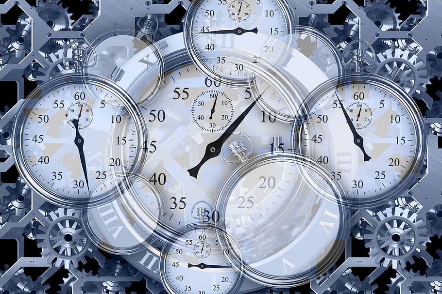 stopwatch, gears, work, working time, time, management, time management, work processes, optimization, timekeeper