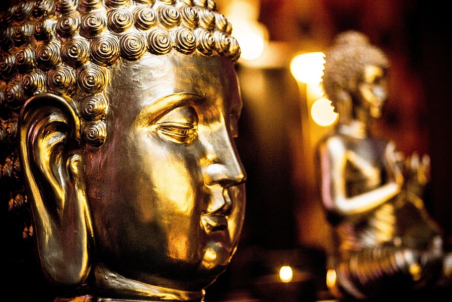 Golden Buddha, varios, Asia, Buda, budismo, budista, oro, dorado, Tailandia, Escultura