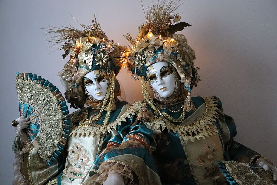 mask, venice, carnival, masquerade, costume, romance, representation, disguise, mask - disguise, celebration