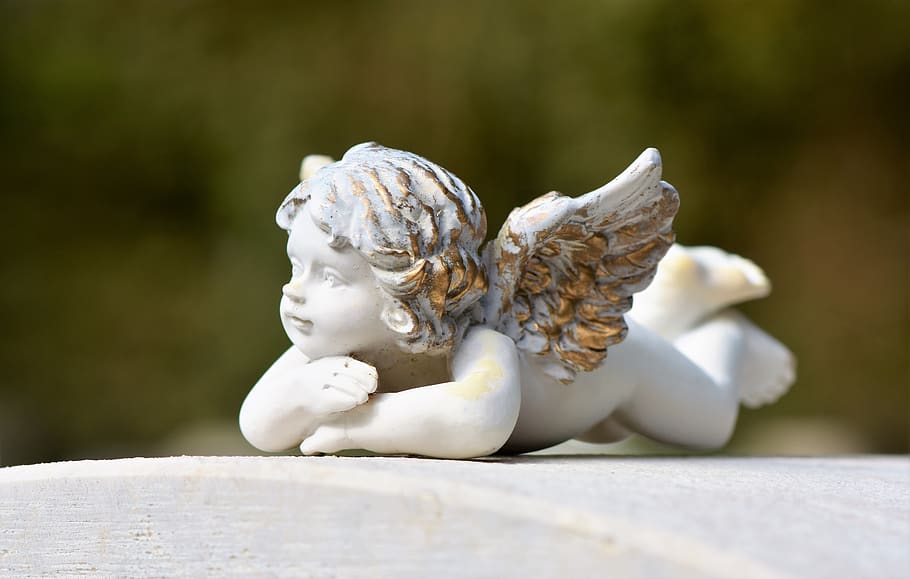 ángel, figura de ángel, escultura, estatua, ala, figura de la tumba, lápida, celestial, angelito, cementerio