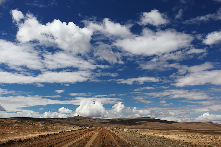 landscape, sky, clouds, outdoor, travel, nature, patagonia, road, cloud - sky, scenics - nature