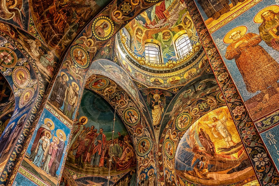 church, spilled blood, church of the redeemer, st petersburg, russia, religion, orthodox, christianity, famous, art