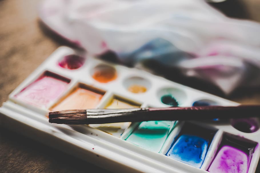 artist paints, various, art, artist, arts, brush, brushes, creative, creativity, paint
