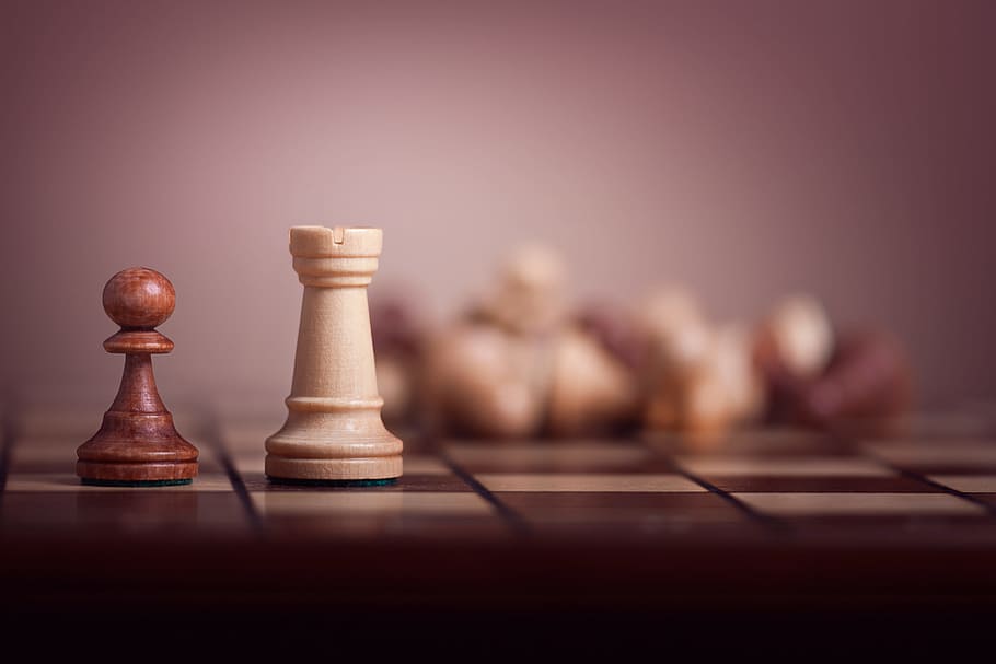chess, planning, dark, leadership, skill, chessboard, play, entertainment, pawn, leisure