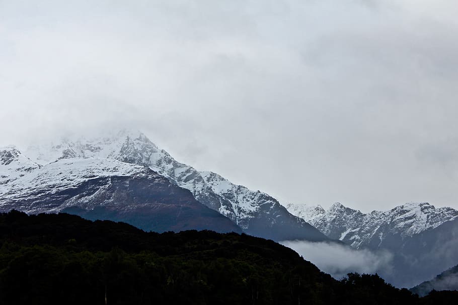 montaña, montañas, frío, paisaje, fotografía, naturaleza, Alpes, nieve, temperatura fría, paisajes: naturaleza
