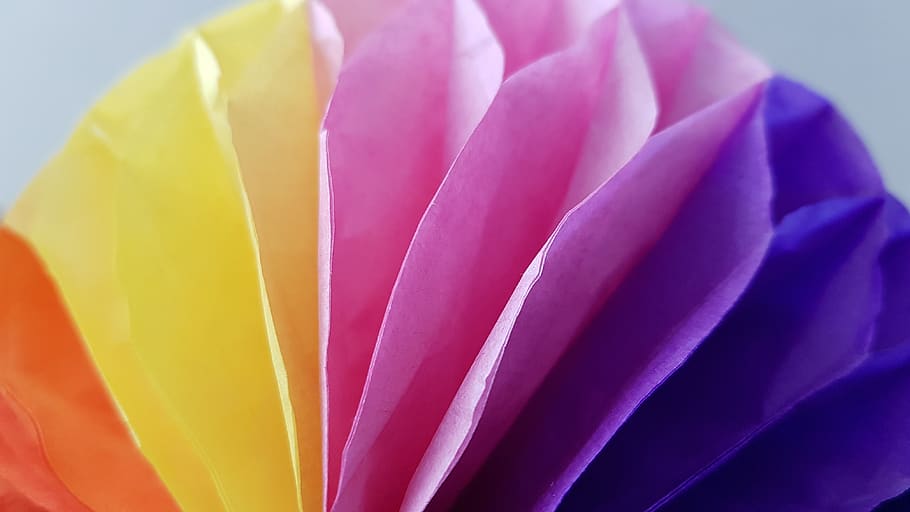 color, rainbow, origami, colors, background, craft, multi colored, flower, close-up, plant
