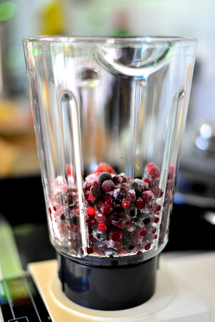 mixer, smoothie, mix, healthy, fruit, berries, frozen, drink, cocktail, vitamins