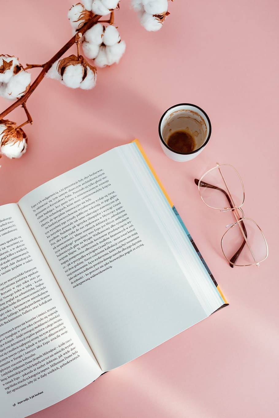 open, book, pink, background, reading, glasses, learning, pink backgound, study, feminine