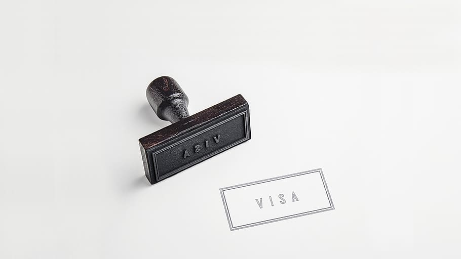 visa, paper, passport visa, stamp, rubber stamp, black color, text, white background, indoors, western script