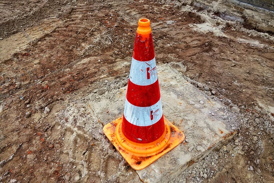 traffic cone, pylon, witches' hat, road cone, highway cone, safety cones, construction cone, safety, security, warning