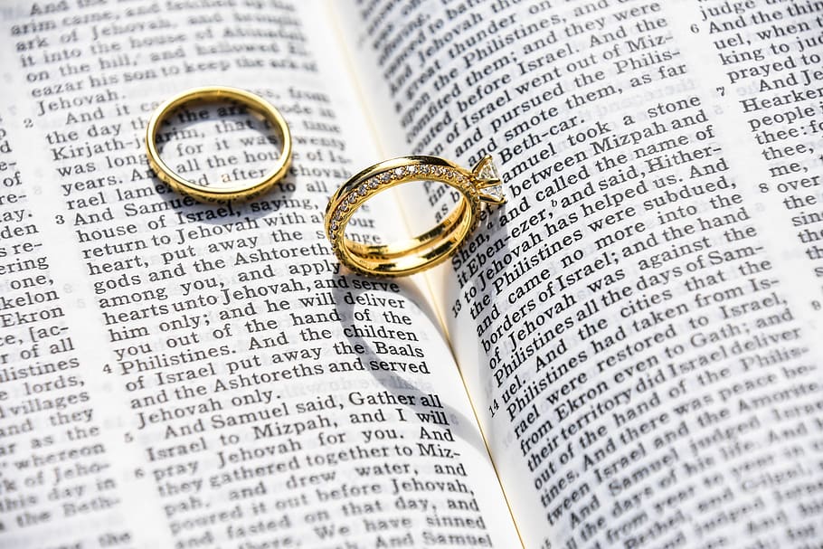 casamento, anel, bíblia, católico, amor, íntimo, versos, capítulo, livro, testamento