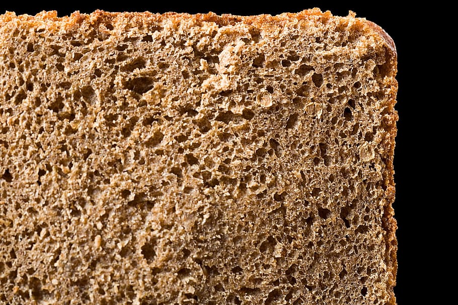 bread, breakfast, brown, closeup, cut, cutout, eat, food, fresh, loaf