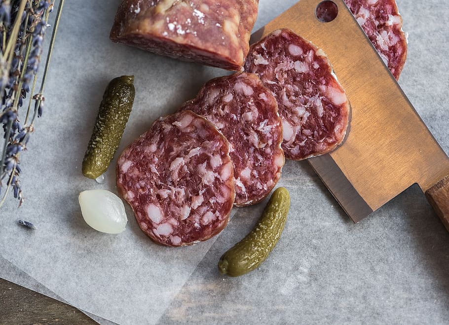 charcuterie, cornichon, cornichons, france, french, meat, pickle, pickled, food and drink, food