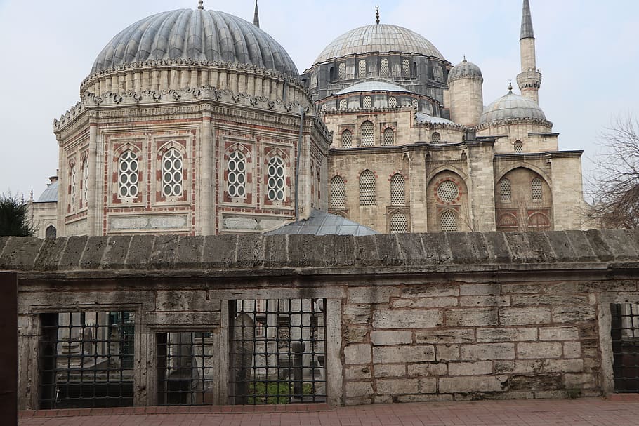 cami, santuário, túmulo, velho, istambul, mesquita de şehzade, mesquita, oração, islâmica, islã