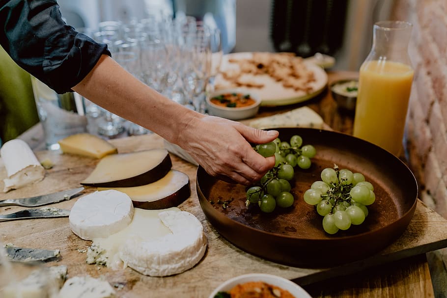 cheese, white, wine, grapes, fruit, party, snack, italian, white wine, wineglass