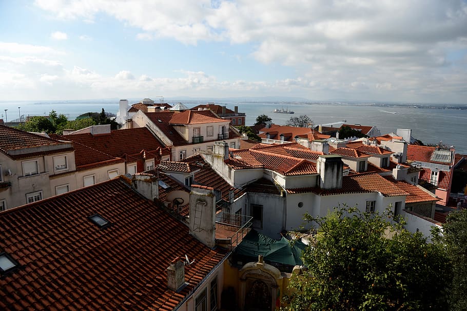 lisbon, portugal, architecture, europe, lisboa, tourism, summer, city, travel, building