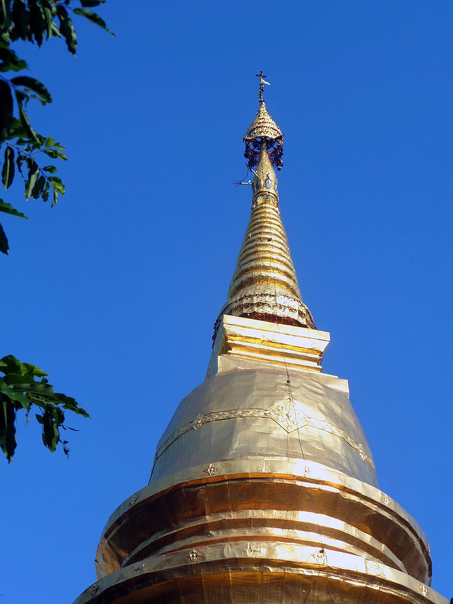 pagode, templo de nantaram, chiang, mai, tailândia, budista, budismo, wat, templo, religioso