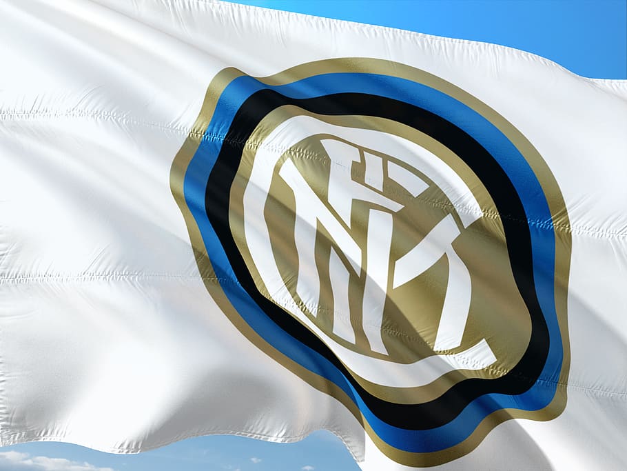 football, international, italy, seria a, flag, inter milan, communication, white color, day, close-up