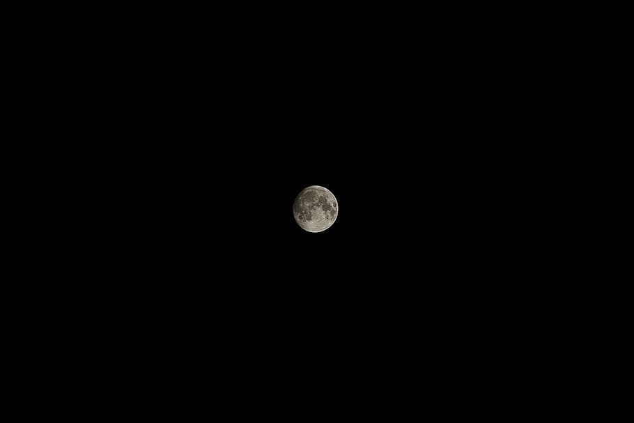 negro, gris, luna, noche, cielo, espacio, astronomía, belleza en la naturaleza, luna planetaria, luna llena