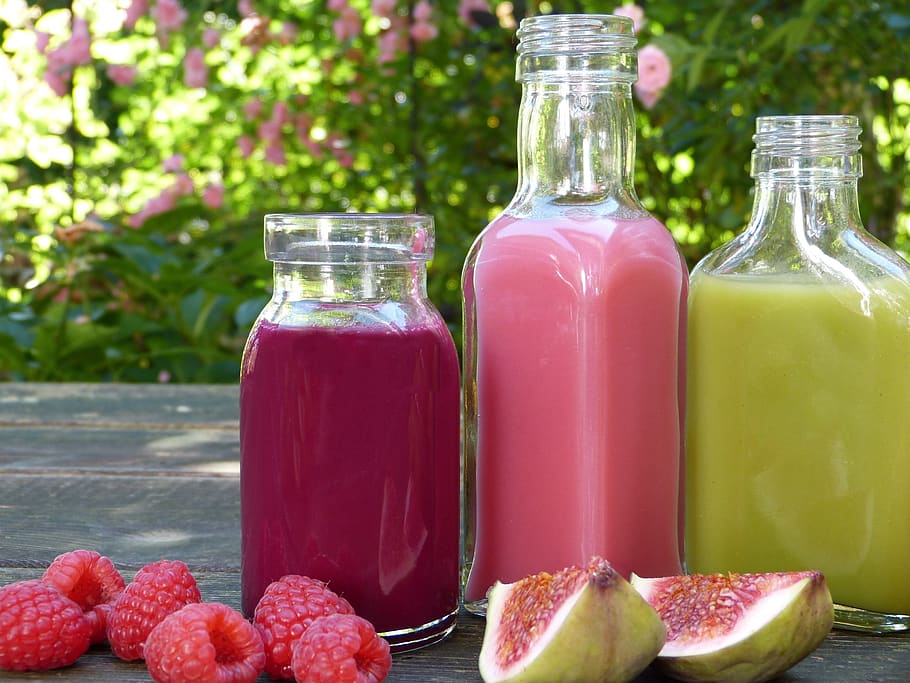 smoothies, juice, fruit, healthy, colorful, bottle, vitamins, diet, fresh, bio