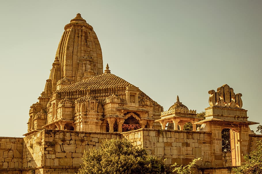 meera bai temple, chittor fort, hindu temple, ancient temple, architecture, indian old building, rajasthan, built structure, building exterior, religion