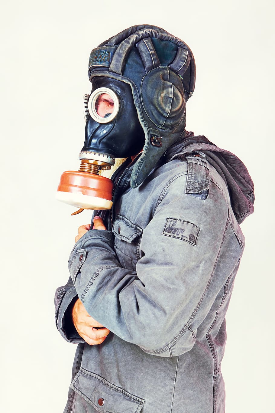 adult, arms, chemical, concept, danger, disaster, environment, equipment, face, filter
