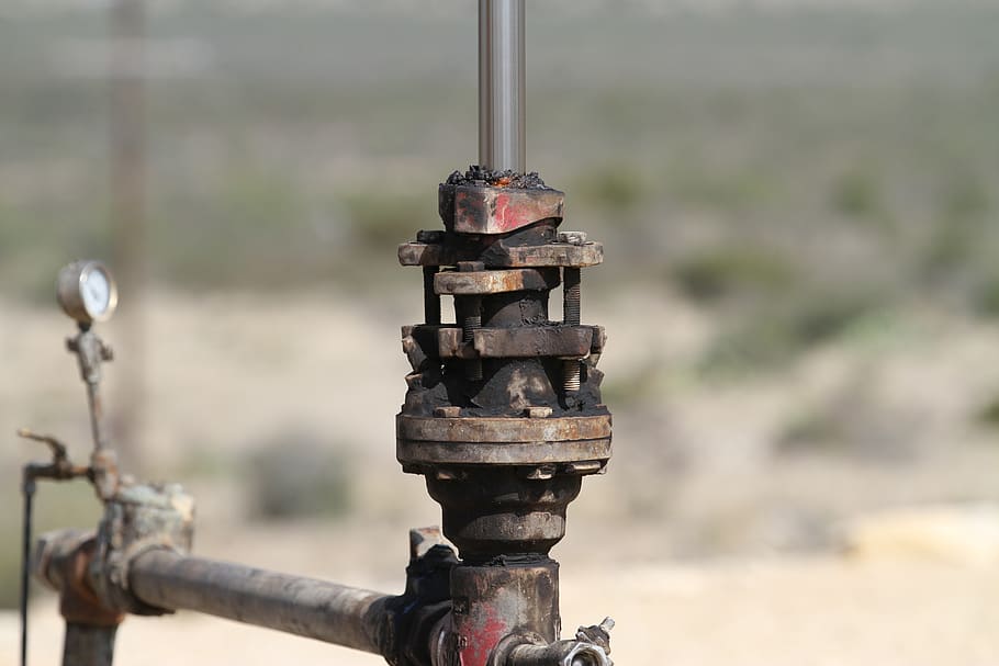 oil and gas, oil, pump, oilfield, energy, pump jack, focus on foreground, day, metal, nature