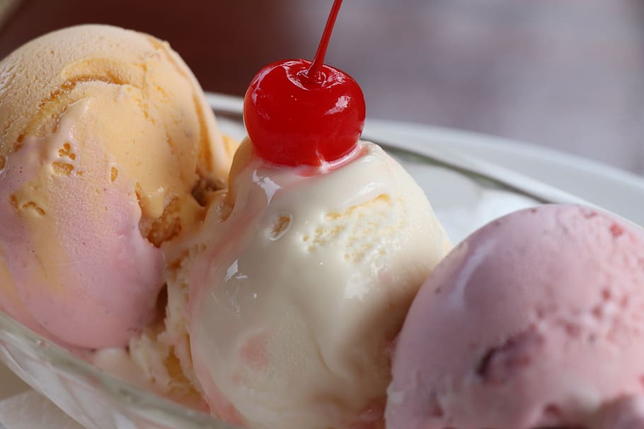 ice cream, cold, sweet, dessert, nutrition, frozen, in the summer of, appetizer, vanilla, summer