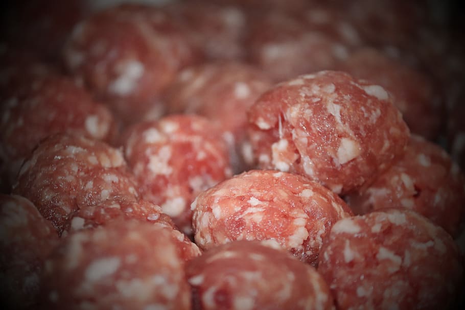 minced meat, mett, balls, meatballs, meat, eat, kitchen, schweinemett, tasty, onions