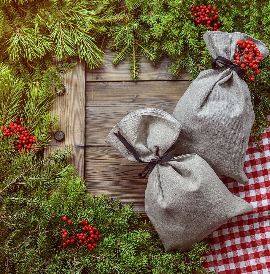 gift, bag, present, christmas, holiday, xmas, celebration, surprise, decoration, happy