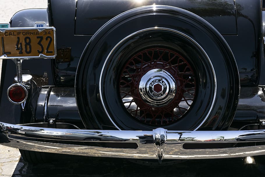 packard 8, convertible, 1930th, retro, details, classic, oldtimer, antique, cabriolet, auto