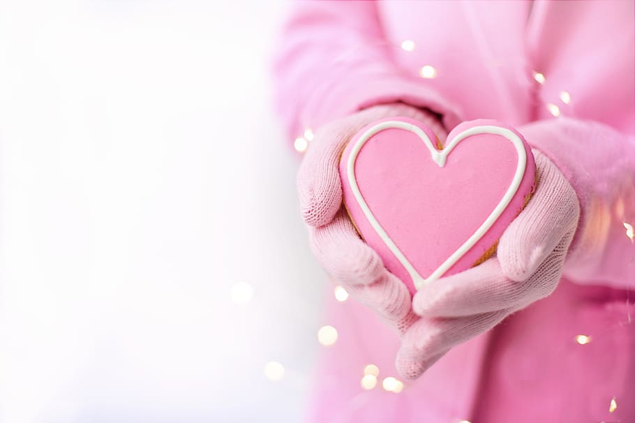 valentine's day, heart, cookie, pink, love, romantic, romance, valentine, wedding, symbol
