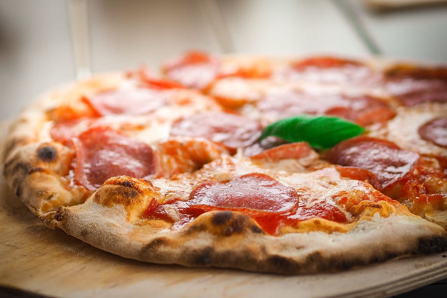 hot pizza, food and Drink, pizza, pizzas, food, dairy product, italian food, vegetable, cheese, indoors