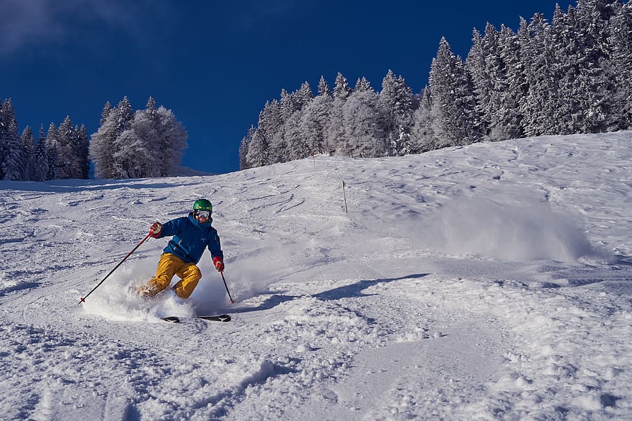 esqui, inverno, neve, esquiadores, esporte, invernal, frio, esportes de inverno, montanhas, alpino