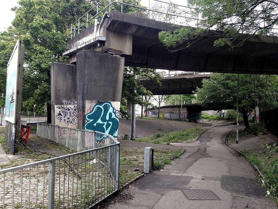 graffiti, underpass, beneath, manchester, inner, ring road, mancunian way, way., street art, public
