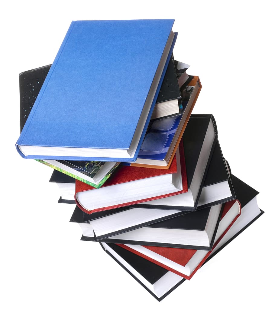 book, education, guidebook, heap, information, isolated, knowledge, library, literature, papers