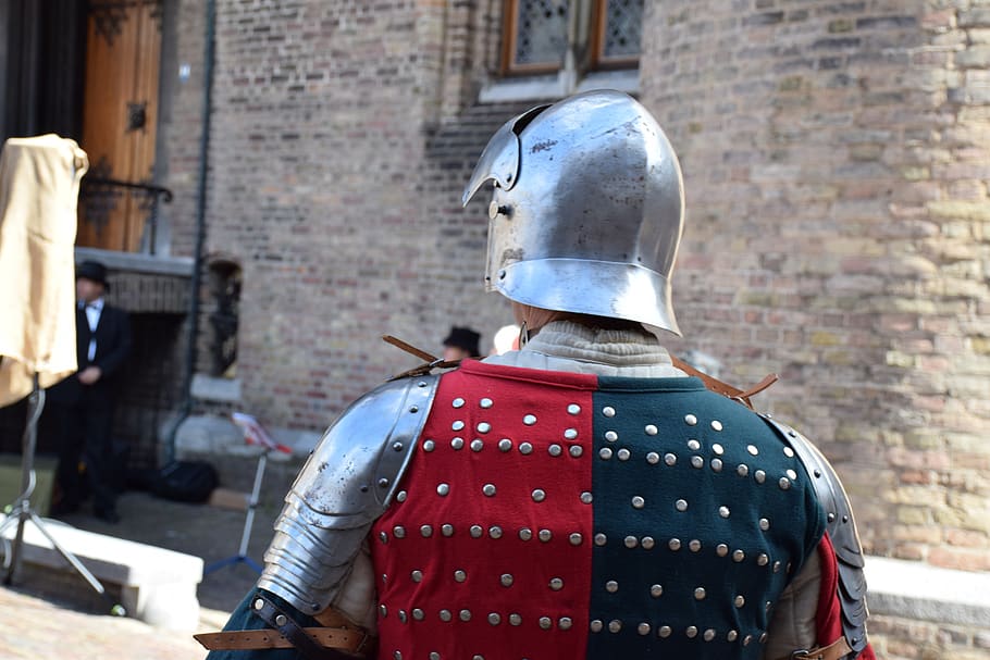 history, soldier, war, helmet, armor, knight, historical, medieval, protection, weapons